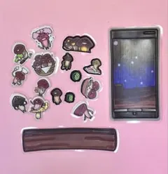 なめこ栽培キット　シール　平成レトロ