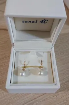 canal 4C パール付き　イヤリング
