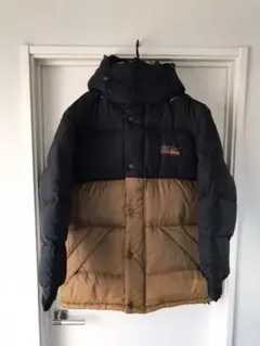 希少 90s FIRST DOWN USA ロゴ　刺繍　ダウン　ジャケット　黒