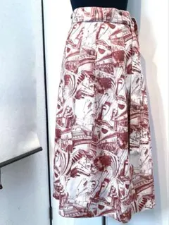 新品未使用　ミラオーウェン　ダーツデザインセミフレアロングスカート　サイズ0