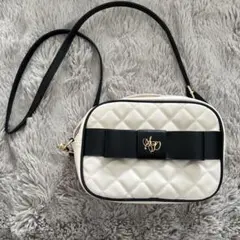 Secret Door　ホイップ ショルダー ミニ キルト ロゴ リボン 量産