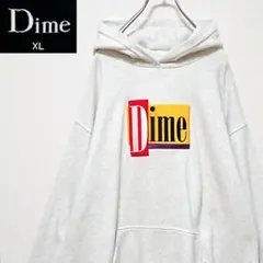人気モデル ダイム センター 刺繍 ロゴ プルオーバー 霜降り パーカー