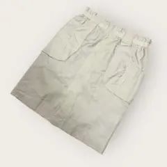 Reflect きれいめ オフィス カジュアル スカート ウエストゴム キュプラ