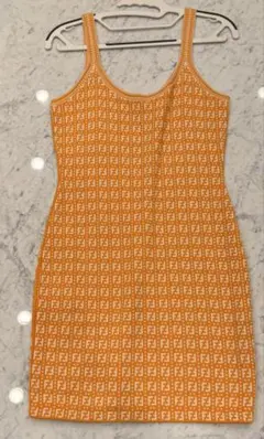 FENDI フェンディ 40 FF ズッカ ニット ワンピース FENDI フェンディ 40 FF ズッカ ニット ワンピース - メルカリ