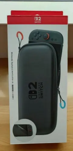 純正 Nintendo Switch 2 キャリングケース（画面保護シート付き）