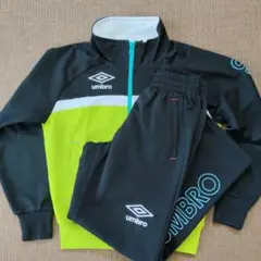 umbro ジャージ セット 黒/黄緑