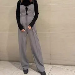 ルシェルブルー♡Tie Front Jampsuit ♡のサムネイル
