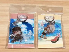 セット最安値☆名探偵コナン 大阪城 夏休みアクリルキーホルダー 赤井秀一 安室透