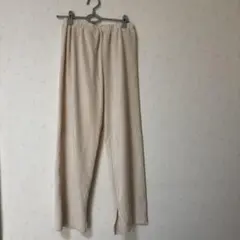 アメリカンホリック ベージュ サイドスリットパンツ M