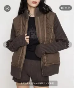 ネット完売) laguagem アウター　ブルゾン LAGUA GEM ブルゾン アウター HOODIE ZIP STITCH レディース