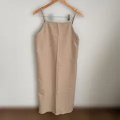 ITEMS URBAN RESEARCH ベージュキャミワンピース