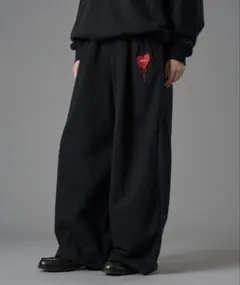 26AW oncily ハートロゴワイドスウェットパンツ