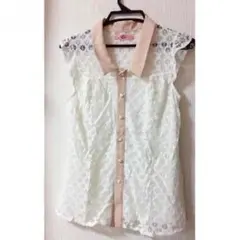 アンクルージュ レースブラウス