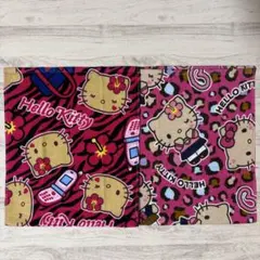 サンリオ フェイスタオル日焼けギャルキティ ヒョウ柄ゼブラ柄 各1枚計2枚セット