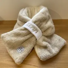 REPIPI リバーシブルマフラー ベージュ フリーサイズ