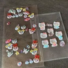 パワーパフガールズ　ハローキティ　シールセット　プチドロップ　ボンボンドロップ