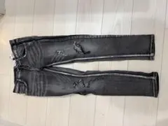 Re:room デニムパンツ ダメージ加工 ブラックのサムネイル