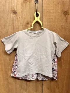 ペアマノン花柄 ベビー Tシャツ 90cm