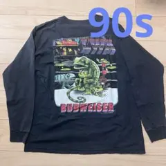 90s Budweiser フェード ヴィンテージ ブラック 鬼フェード！90s Vintage Budweiser Tシャツ 黒 - メルカリ