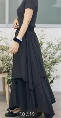 GARAGE OF GOOD CLOTHING オーバーラップロングスカート