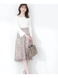 リボンケミカルレーススカート PROPORTION BODY DRESSING