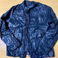 メンズビギ レザージャケット｜本革 シングルライダース風