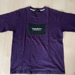 KANGOL SPORT ロゴプリント Tシャツ パープル Lサイズ