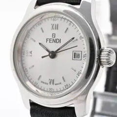 美品 稼働品 FENDI フェンディ レディース腕時計 デイト シルバー 349のサムネイル