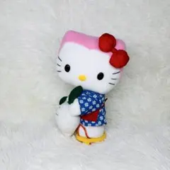 希少 美品 キティ ご当地 ぬいぐるみ マスコット 鹿児島限定 桜島大根