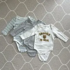【baby GAP】ロンパース 3点セット カバーオール 長袖