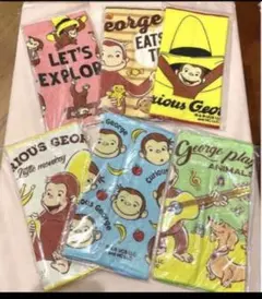 新品★おさるのジョージ　ミニタオル　ハンカチ