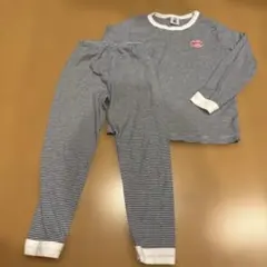 PETIT BATEAU ストライプ柄長袖パジャマ 6才