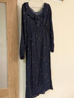 GU Lサイズ　ルームワンピース　パジャマ　ルームウェア　花柄