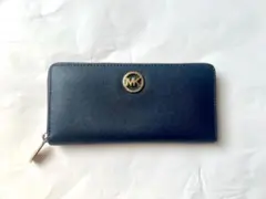 Michael Kors ネイビー 長財布 MK