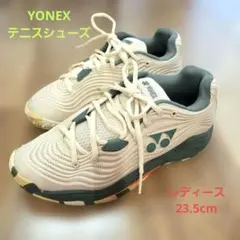 YONEX テニスシューズ オフホワイト/グリーン