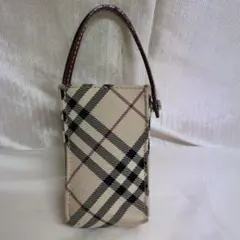 ✿BURBERRY BLUELABELバーバリーノバチェック マルチポーチ美品✿のサムネイル