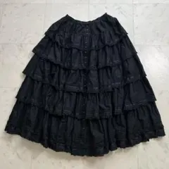 未着用】ピンクハウス ミディ4段スカート - メルカリ