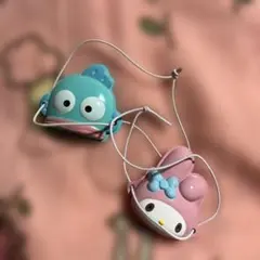 サンリオキャラクターズ　お面 マイメロディとハンギョドン