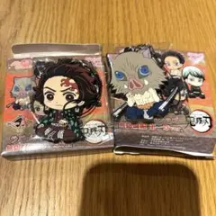 鬼滅の刃　ラバーストラップ　炭治郎・伊之助