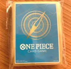 ワンピースカードゲーム　リミテッドカードスリーブ　スタンダードブルーゴールド