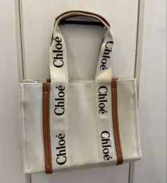 アイボリー トートバッグ