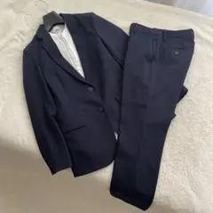 就活 リクルートスーツ3点セット ネイビー ユニクロ UNIQLO Mサイズ