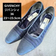 GIVENCHY ジバンシィ 23〜23.5cm パンプス ネイビー メッシュのサムネイル