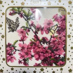 フェイラー　ハンカチ　桜　蝶　新品未使用
