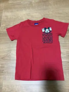 ミッキーマウス Tシャツ 140cm 赤