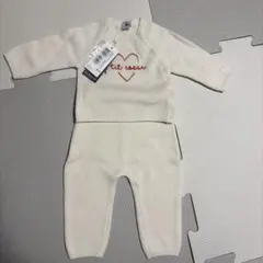 【新品タグ付き／大幅値下げ】 プチバトー　ニットセットアップ