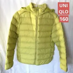 ユニクロKIDSウォームパデッドウォッシャブルパーカ160cm