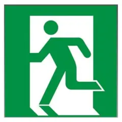 専用　誘導灯 避難口用 ピクトグラム ステッカー