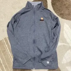 champion グレー ジャージ US古着 企業ロゴ L 裏地フリース