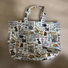 Harrods トートバッグ 犬 猫 総柄のサムネイル